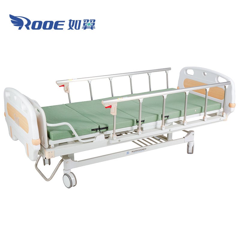 BAM201 Plastic Hand Crank Hospital Bed For Patient Therapeutic Bed