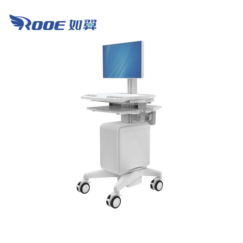 BWT-001C Medical Point Of Care Carts Nurse Mobile Workstation