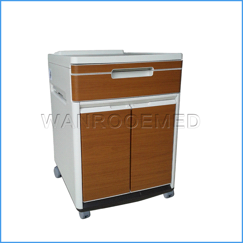 BC013 Больничный прикроватный шкаф Медицинский деревянный ночной столик Цветной подставка