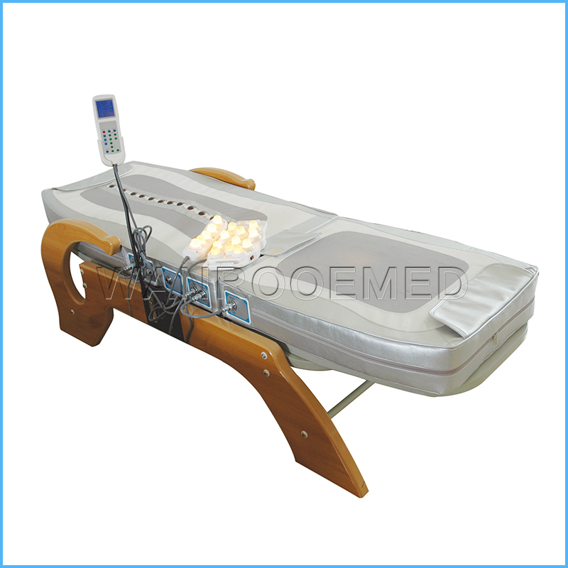 Lit de table de massage Jade de rouleau thermique réglable médicale DB104