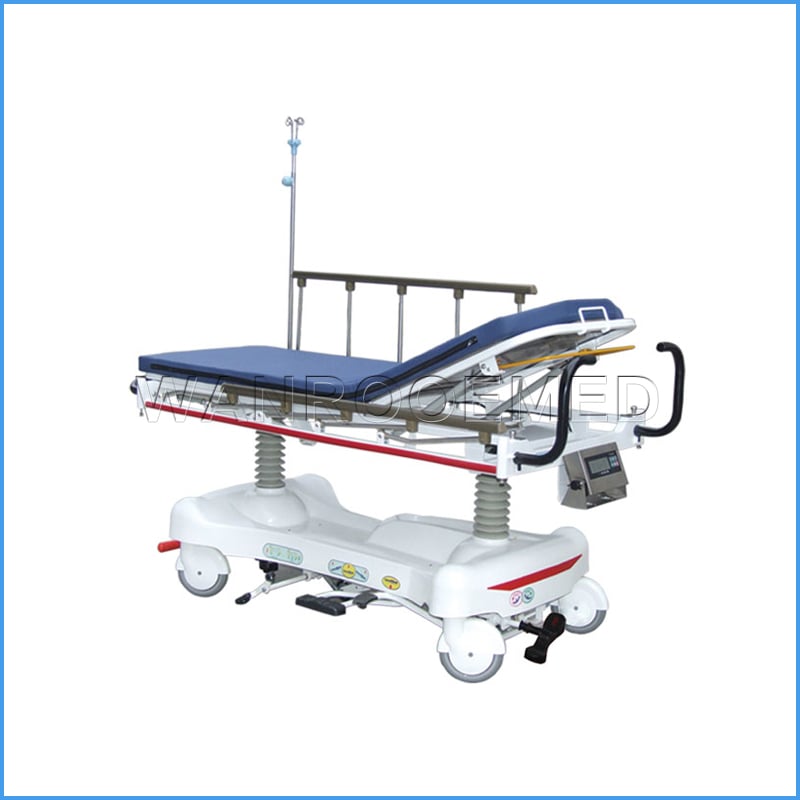 Chariot de transfert hydraulique de civière de transfert d'urgence de l'hôpital BD303