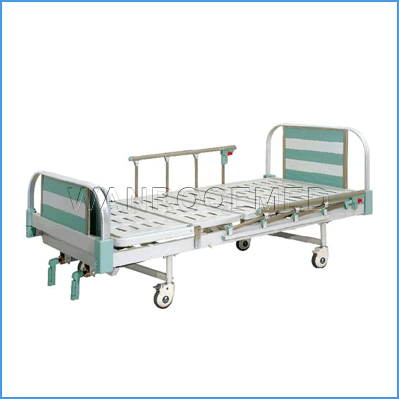 BAM202 Больница Медицинский алюминиевый сплав Регулируемый пациент Ручная кровать